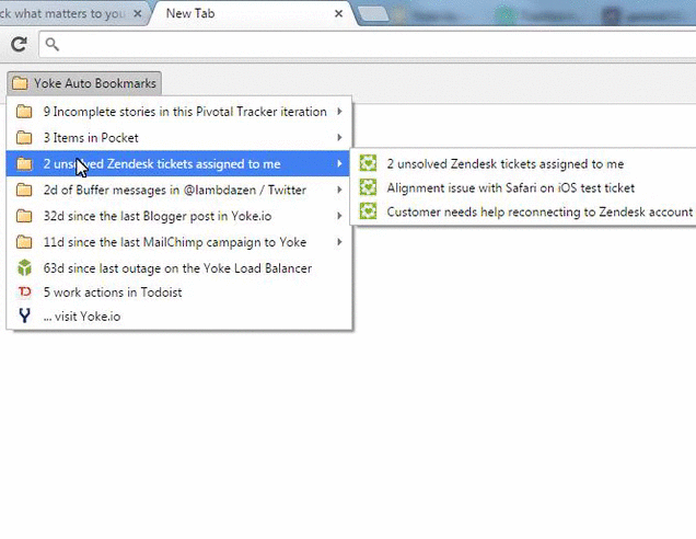 Enjoy automatic bookmarks